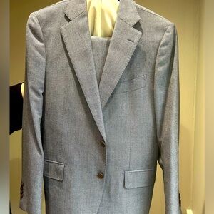 Suit Supply, jacket size 44, pants waist 36.